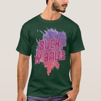 Camiseta Chupa a minha bolha Chá Engraçado Dizendo Humor