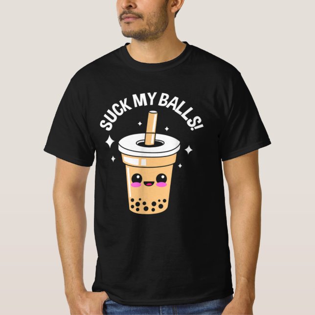 Camiseta Chupa as minhas bolas Boba (Frente)