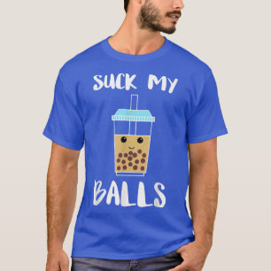 Camiseta Chupa as minhas bolas Boba Tea Bubble Tea