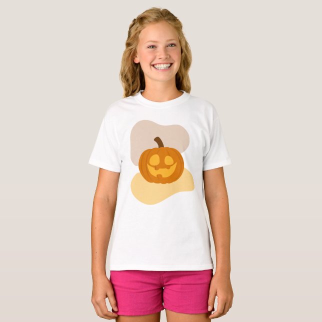 Camiseta Chupa divertida e Abstrato Blob Shape Halloween Gi (Frente Completa)