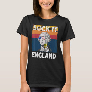 Camiseta Chupa Inglaterra 4 de Julho George Washington 177