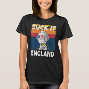 Camiseta Chupa Inglaterra 4 De Julho George Washington 177