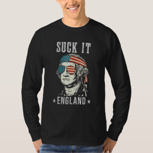Camiseta Chupa Inglaterra 4 de Julho George Washington 177
