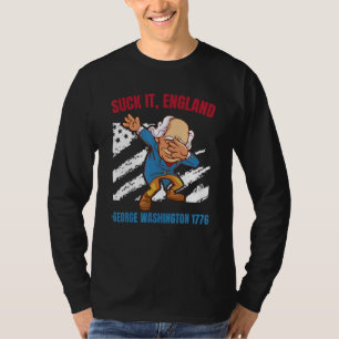 Camiseta Chupa Inglaterra George Washington 1776 4 de Jul