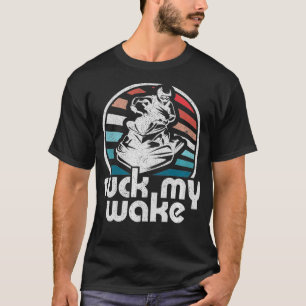 Camiseta Chupa meu Acordar Jet Ski Retro 70s Engraçado Jet