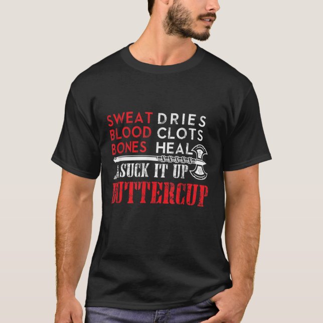 Camiseta Chupa-o ButterCup Engraçado Design (Frente)
