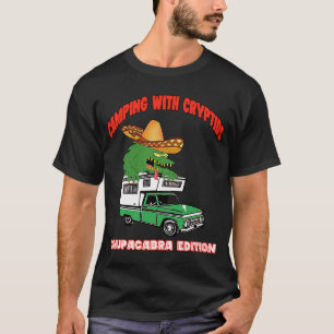 Camiseta Chupacabra Camper Cryptid Truck Camper RV Off Road
