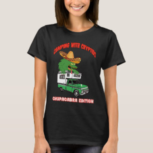 Camiseta Chupacabra Camper Cryptid Truck Camper RV Off Road