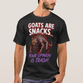 Camiseta Chupacabra Goats Are Snacks Funny Cryptid Humor