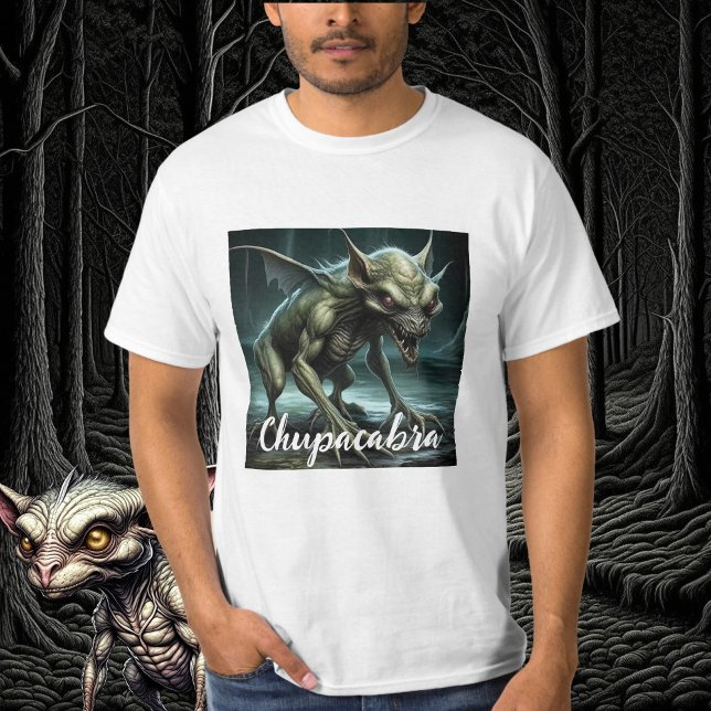 Camiseta Chupacabra - Monstros ou Animais Criptidos (Criador carregado)