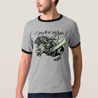 Camiseta Chupacabra o Cabra-Otário - couro cru das