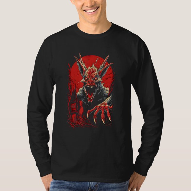 Camiseta Chupacabra The Goat Sucker by Haunted Horror Hallo (Frente)