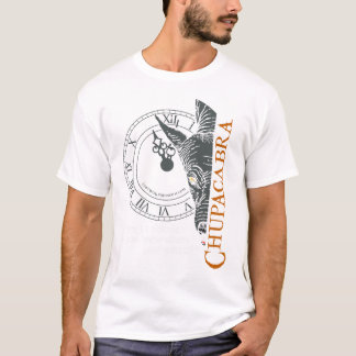 Camiseta Chupacabra - tshirt preto essencial da véspera