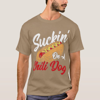 Camiseta Chupando Um Cachorro Chili Cachorro Quente