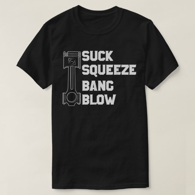 Camiseta Chupar Apertar Bang Explodir (Frente do Design)