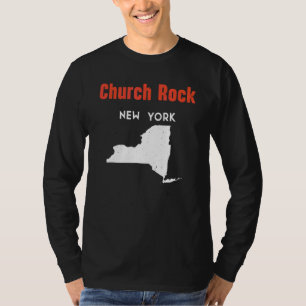 Camiseta Church Rock Nova York EUA Estado América Viagem No