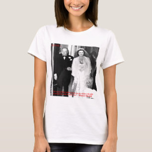 Camiseta Churchill & Citação Famosa de Casamento