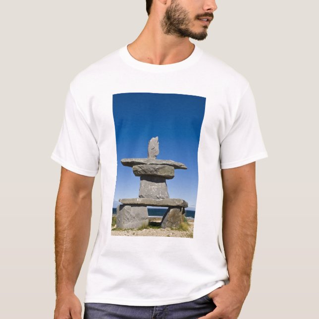 Camiseta Churchill, Manitoba. Inukshuk (Frente)