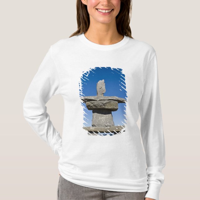 Camiseta Churchill, Manitoba. Inukshuk (Frente)