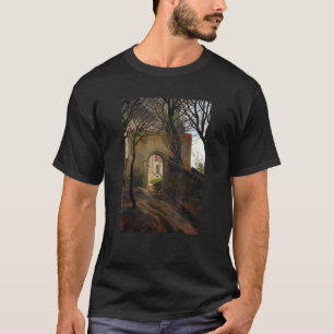 Camiseta Churchyard Gate por Caspar David Friedrich
