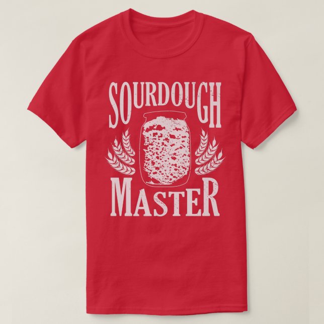 Camiseta Churdough Master Flour Water Power Baery B (Frente do Design)