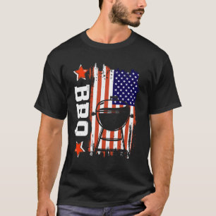 Camiseta CHURRASCO American Flag CHURRASCO Love 4 De Julho
