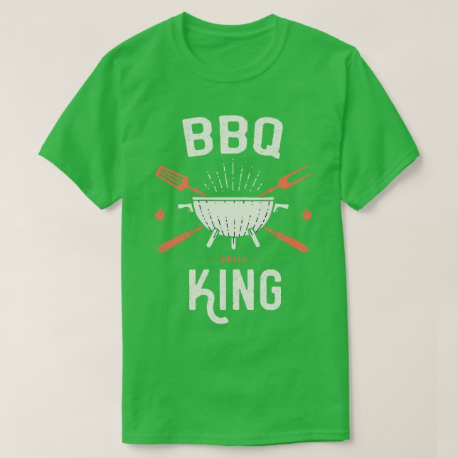 Camiseta Churrasco Barbecue King (Frente do Design)