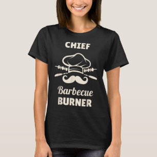 Camiseta Churrasco Chefe Burner Funny Griling Mestre Churra