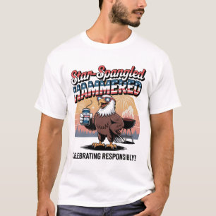 Camiseta Churrasco de Águia Martelada com Espuma Estelar