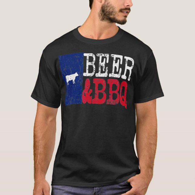 Camiseta Churrasco de cerveja do Texas (Frente)