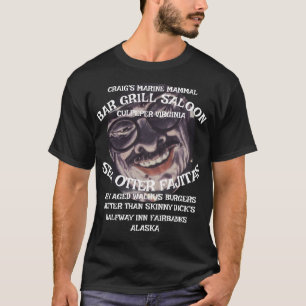 CAMISETA CHURRASCO DE MAMÍFERO MARINHO DE CURTIS CRAIG CULP