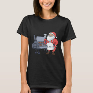 Camiseta Churrasco de Natal Papai Noel Churrasqueira Defuma