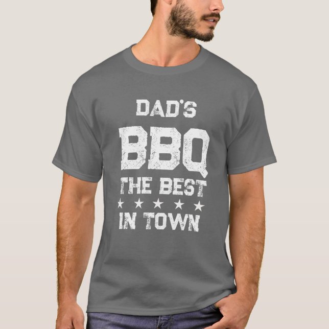 Camiseta CHURRASCO De pai Melhor Em Barbeque Dia de os pais (Frente)