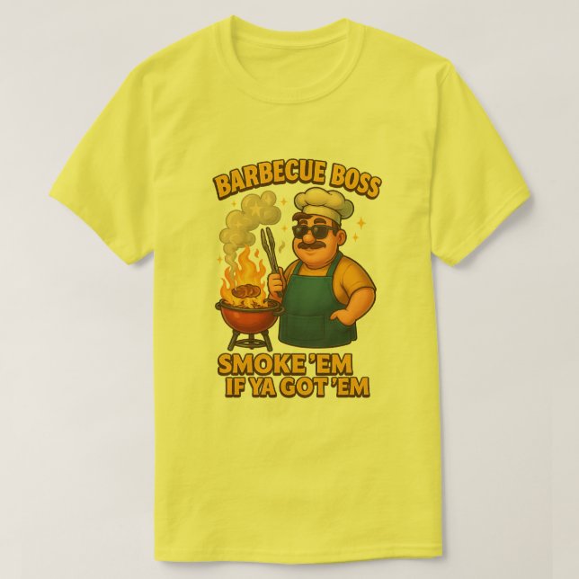 Camiseta Churrasco - Design de Pai de CHURRASCO (Frente do Design)