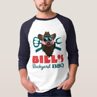 Camiseta Churrasco do quintal de Bill - Ranglan Tee