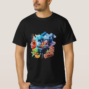 Camiseta CHURRASCO e grelha