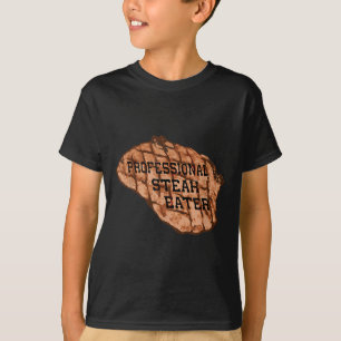 Camiseta Churrasco Engraçado Anti-Vegan Professional Steak