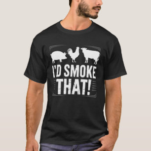 Camiseta Churrasco engraçado de pitmaster carne Brisket Cos