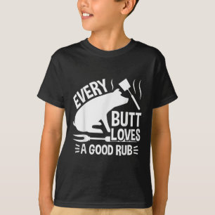 Camiseta Churrasco Engraçado de Porco Engraçado Design de B