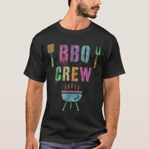 Camiseta Churrasco Engraçado Tripulação Chef Cook Cozinhar