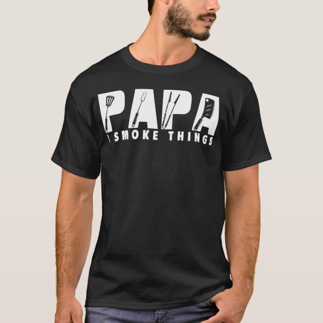 Camiseta CHURRASCO Griling Papa Meat Lover Pai (Frente)
