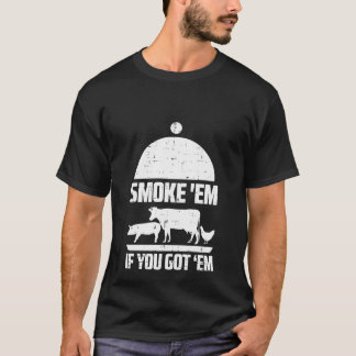 Camiseta Churrasco Grill Se Tiver Um Fumante De Carne Churr
