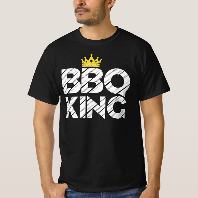 Camiseta CHURRASCO King Para Pai CHURRASCO Grill Pai Grilin (Frente)