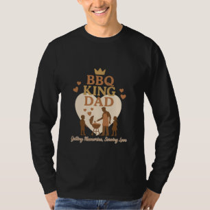 Camiseta CHURRASCO Rei Pai: Memórias Grelhantes, Servindo A