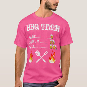 Camiseta CHURRASCO Timer Barbecue Funny Grill Griling Gift 