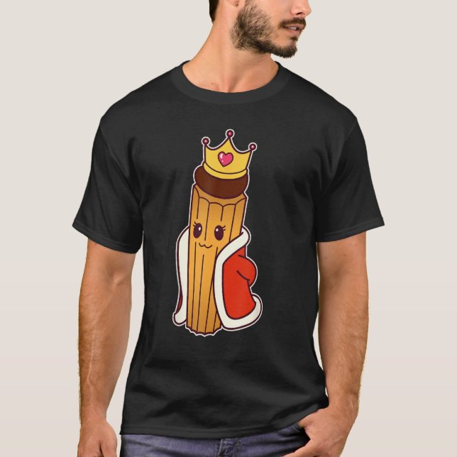 Camiseta Churro Queen - Spanish  Portuguese Cuisine (Frente)