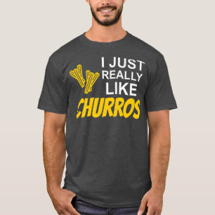 Camiseta Churros espanhol Meican boliviano comida amante