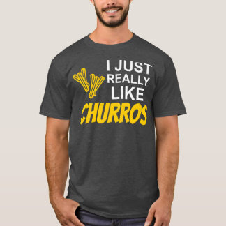 Camiseta Churros espanhol Meican boliviano comida amante