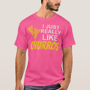 Camiseta Churros Espanhol Meican Boliviano comida amante vi