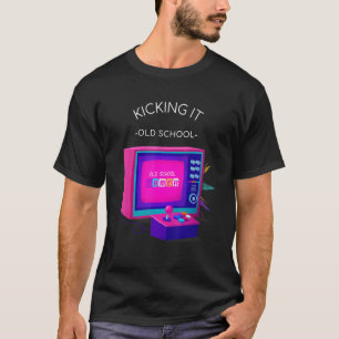 Camiseta Chutando ao Estilo Antigo Jogos Retrô 7